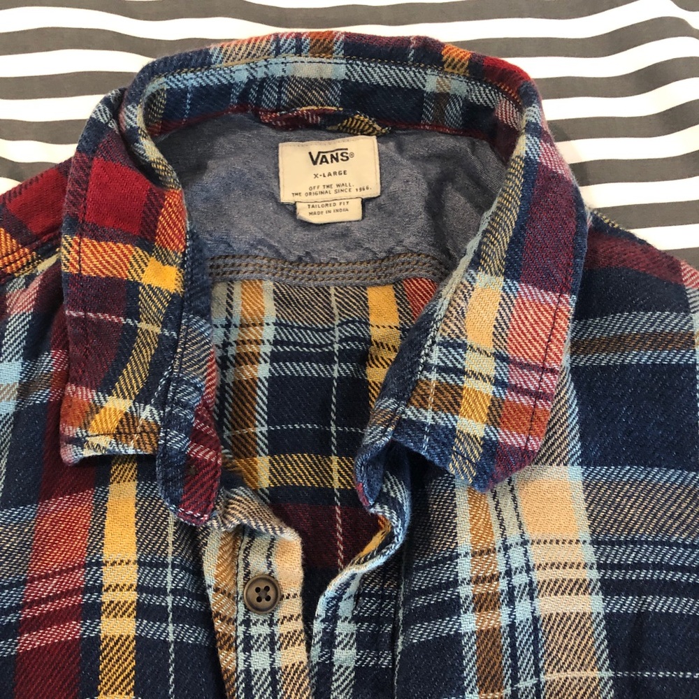 Men’s button down flannel long sleeve